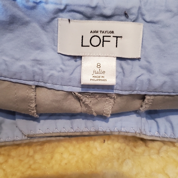 Ann Taylor LOFT 'Julie' size 8 lightweight cotton / Spandex pants - Picture 2 of 5